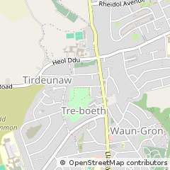 Map of Swansea