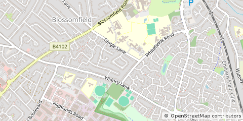 Map of Solihull