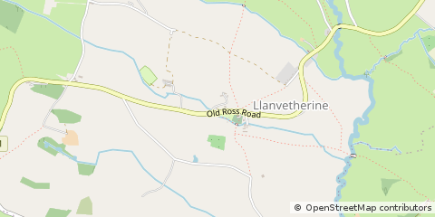 Map of Gwent, Monmouthshire
