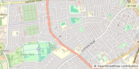 Map of Norwich, Norfolk