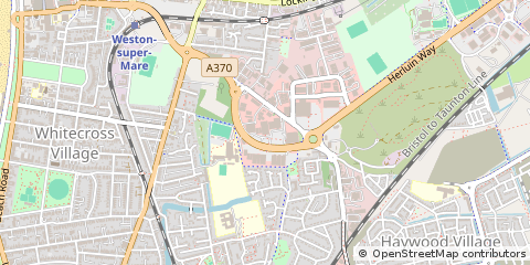 Map of Weston-Super-Mare, North Somerset