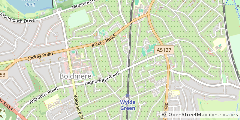 Map of Sutton Coldfield