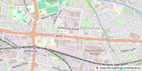 Map of Manchester