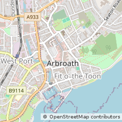 Map of Arbroath