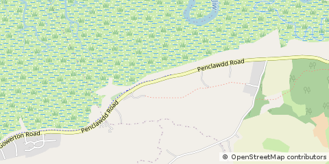Map of Swansea, West Glamorgan