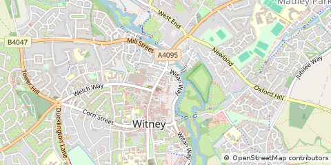 Map of Witney