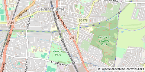Map of Manchester