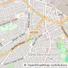 Map of Derby, Derbyshire