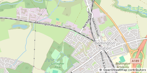 Map of Bedlington