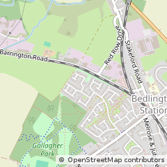 Map of Bedlington