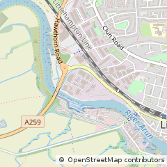 Map of Bridge, Littlehampton, West Sussex
