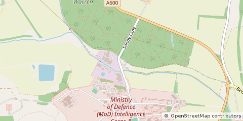 Map of Shefford, Bedfordshire