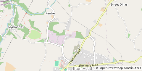 Map of ST. Martins, Shropshire