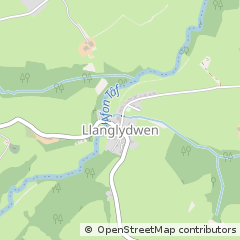 Map of Whitland, Dyfed