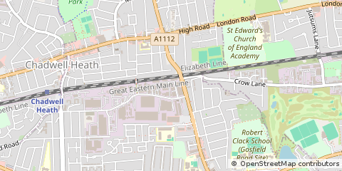 Map of Dagenham
