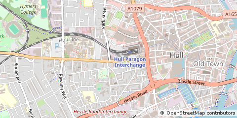 Map of Hull, East Yorks