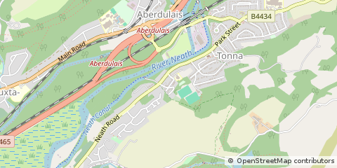 Map of Neath