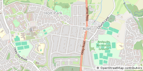 Map of Leeds