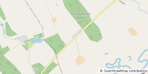 Map of Dunblane, Perthshire