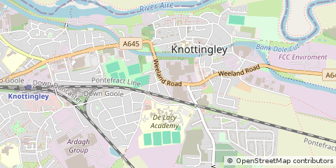 Map of West Yorkshire