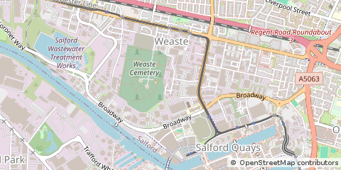 Map of Salford