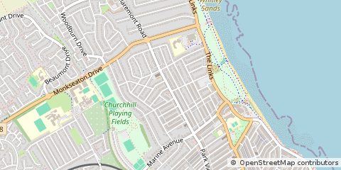 Map of Whitley BAY, Tyne and Wear