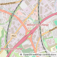 Map of Leeds, West Yorkshire
