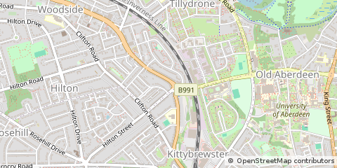 Map of Aberdeen