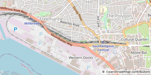 Map of Southampton
