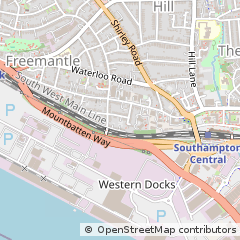 Map of Southampton