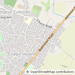 Map of Bristol, Gloucestershire