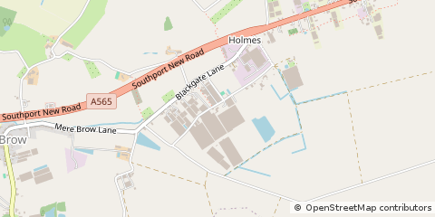 Map of Preston, Lancashire