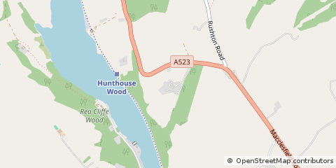 Map of Leek, Staffordshire