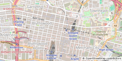 Map of Glasgow