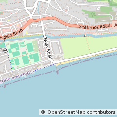 Map of Hythe, Kent
