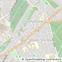 Map of Southampton, Hampshire