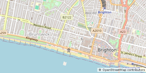 Map of Brighton