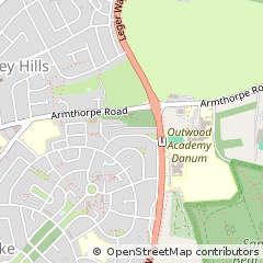 Map of Doncaster, South Yorkshire