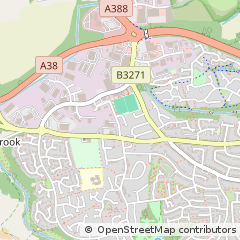 Map of Saltash, Cornwall