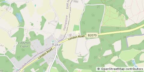 Map of Liss, Hampshire