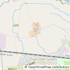 Map of Tonbridge, Kent