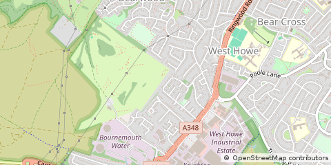 Map of Bournemouth