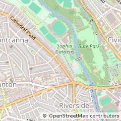 Map of Cardiff