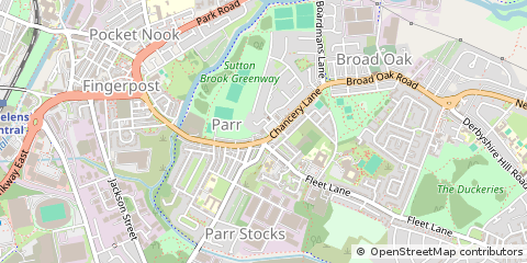 Map of ST. Helens, Merseyside