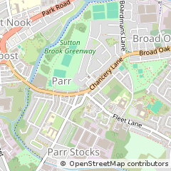 Map of ST. Helens, Merseyside