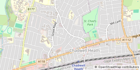 Map of Romford