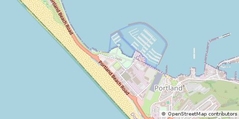 Map of Portland, Dorset