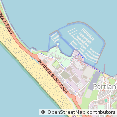 Map of Portland, Dorset