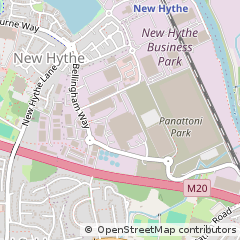 Map of Aylesford, Kent