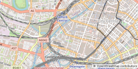 Map of Manchester